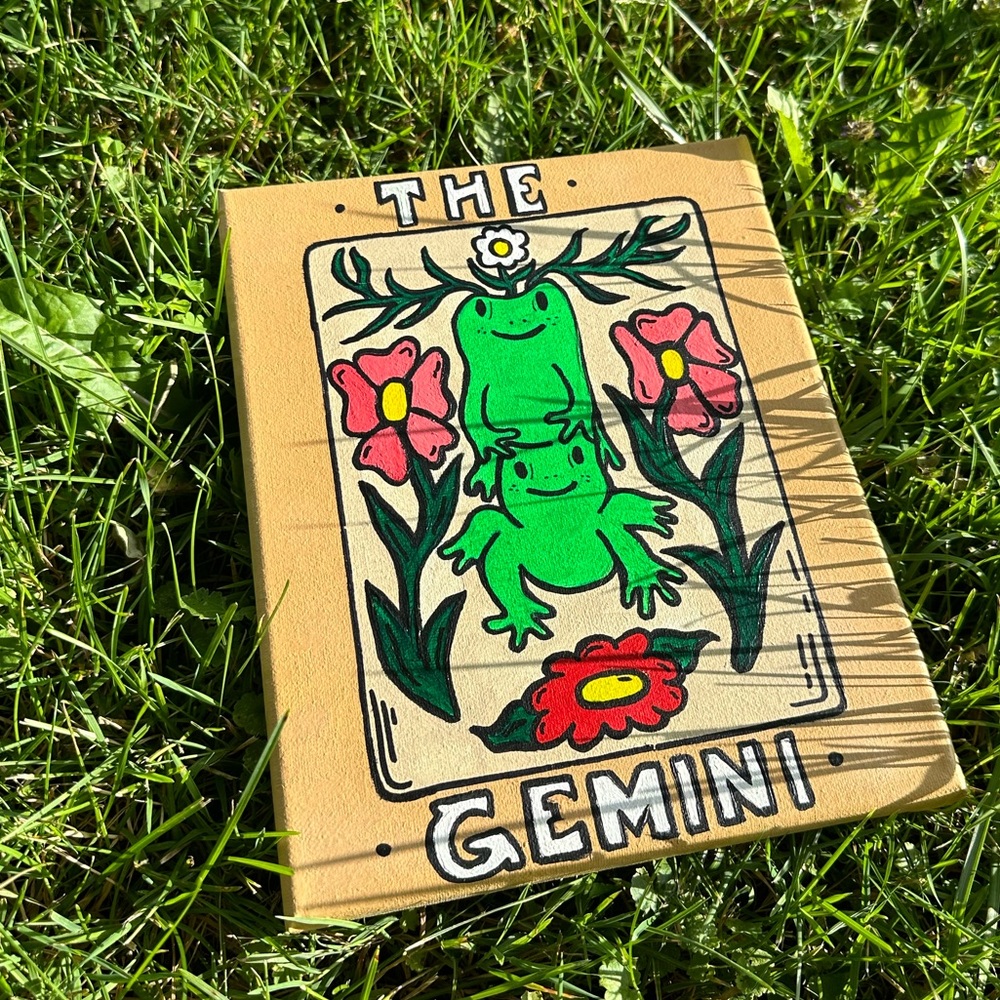 LAST CHANCE The Gemini Acrylic Painting Wall Art Decor
